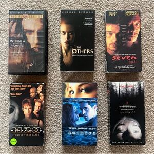 Vintage VHS Horror Movie Bundle - 90’s / 2000’s Horror